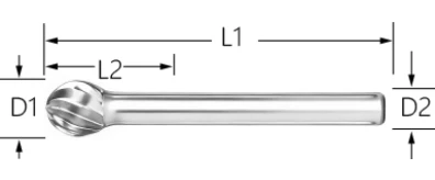 FOR STAINLESS STEEL, TITANIUM ALLOY <br>SHAPE: <em>SD</em>