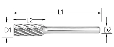 FOR ALUMINUM AND NON-FERROUS METAL <br>SHAPE: <em>SA</em>